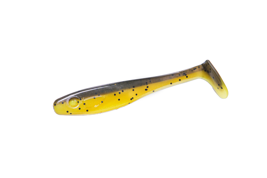 Renzshad Perch Chartreuse/Pumpkin Shad Jig 5-pack