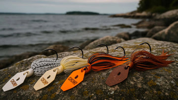 Utvalda chatterbaits och bladed jigs för abborre