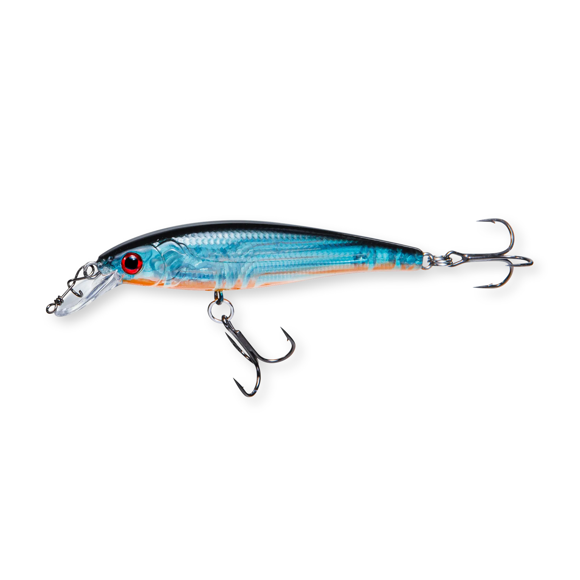 Beastly Minnow Finesse Night Shiner är ett jerkbait som glänser vid nattfiske – med reflekterande yta för maximal attraktion.
