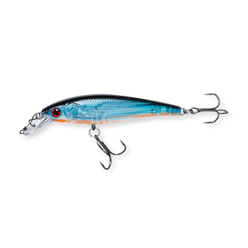 Beastly Minnow Finesse Night Shiner är ett jerkbait som glänser vid nattfiske – med reflekterande yta för maximal attraktion.