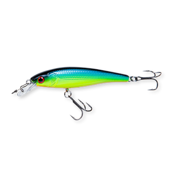 Beastly Minnow Finesse Sunshine är ett jerkbait som gör sig bäst i solsken – färgen syns tydligt och lockar fisk i ytvattnet.