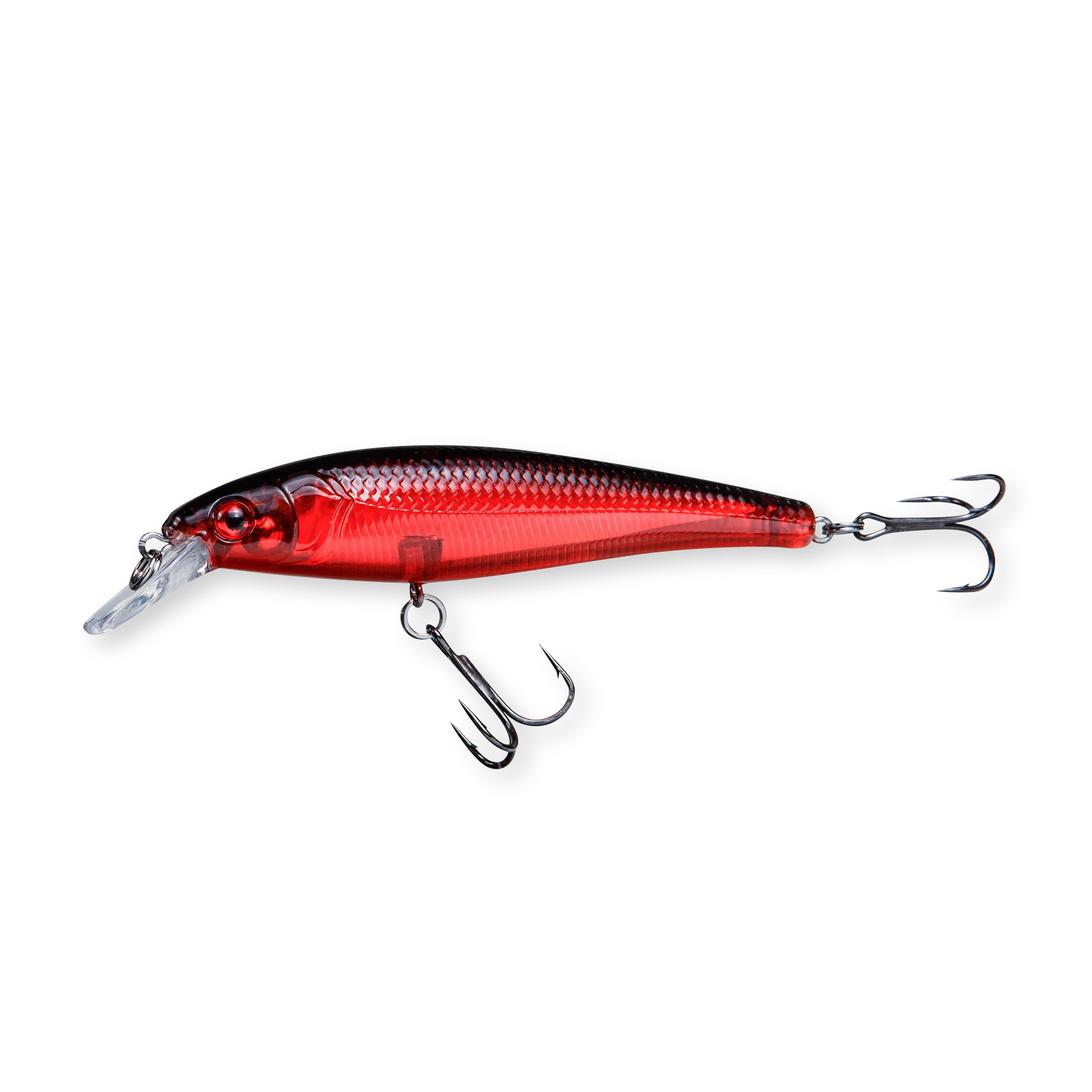 Beastly Minnow Blood Moon är ett jerkbait som lyser upp i skymning och grumligt vatten – designad för sena hugg.