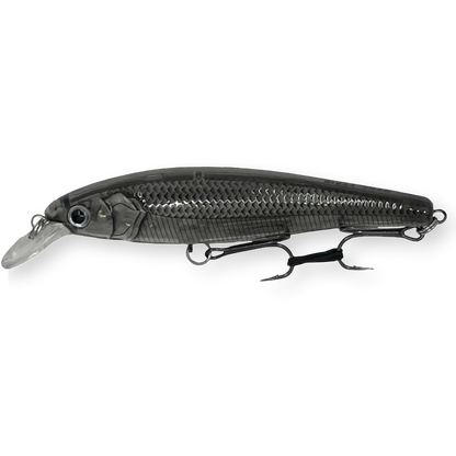 Beastly Minnow Dark Rider är ett jerkbait för dig som fiskar sent – siluett och mörker i perfekt balans.