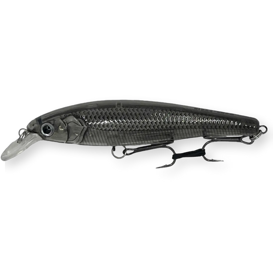 Beastly Minnow Dark Rider är ett jerkbait för dig som fiskar sent – siluett och mörker i perfekt balans.