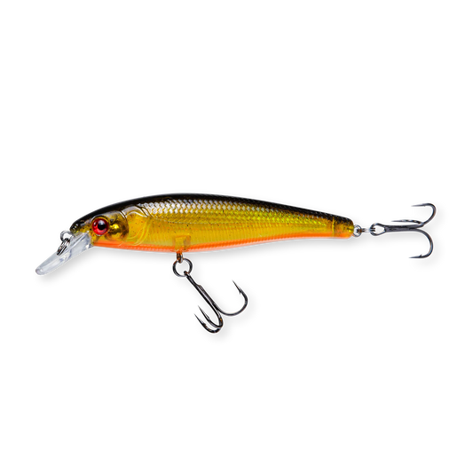 Beastly Minnow Hot Lime är ett jerkbait som ger dig maximal synlighet i grumligt vatten – en UV-favorit för vår och höst.