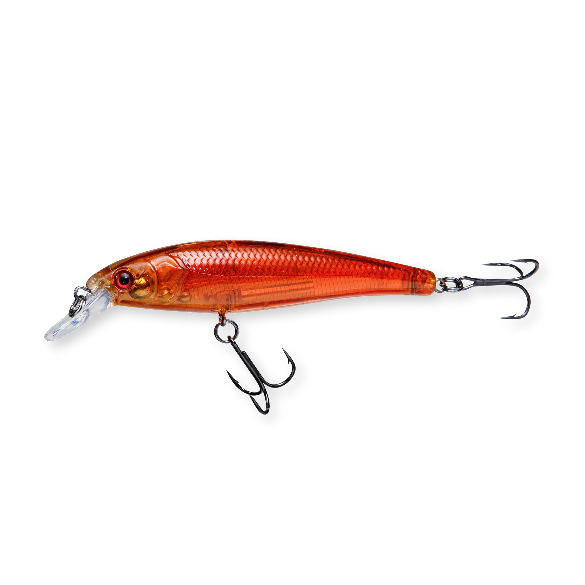 Beastly Minnow Motoroil i wobblerform – naturlig färg som fungerar året om för försiktig fisk.