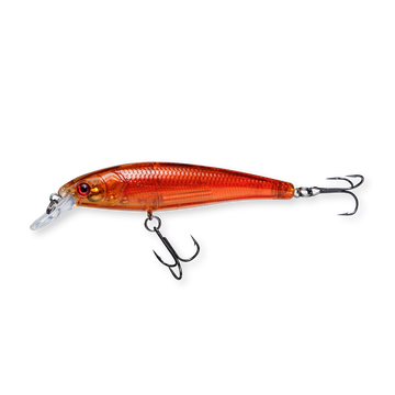 Beastly Minnow Motoroil i wobblerform – naturlig färg som fungerar året om för försiktig fisk.
