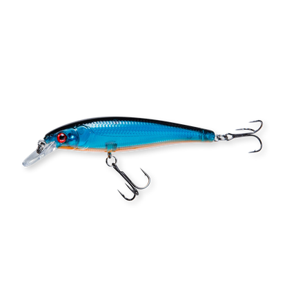 Beastly Minnow Night Shiner är ett jerkbait som glänser vid nattfiske – med reflekterande yta för maximal attraktion.