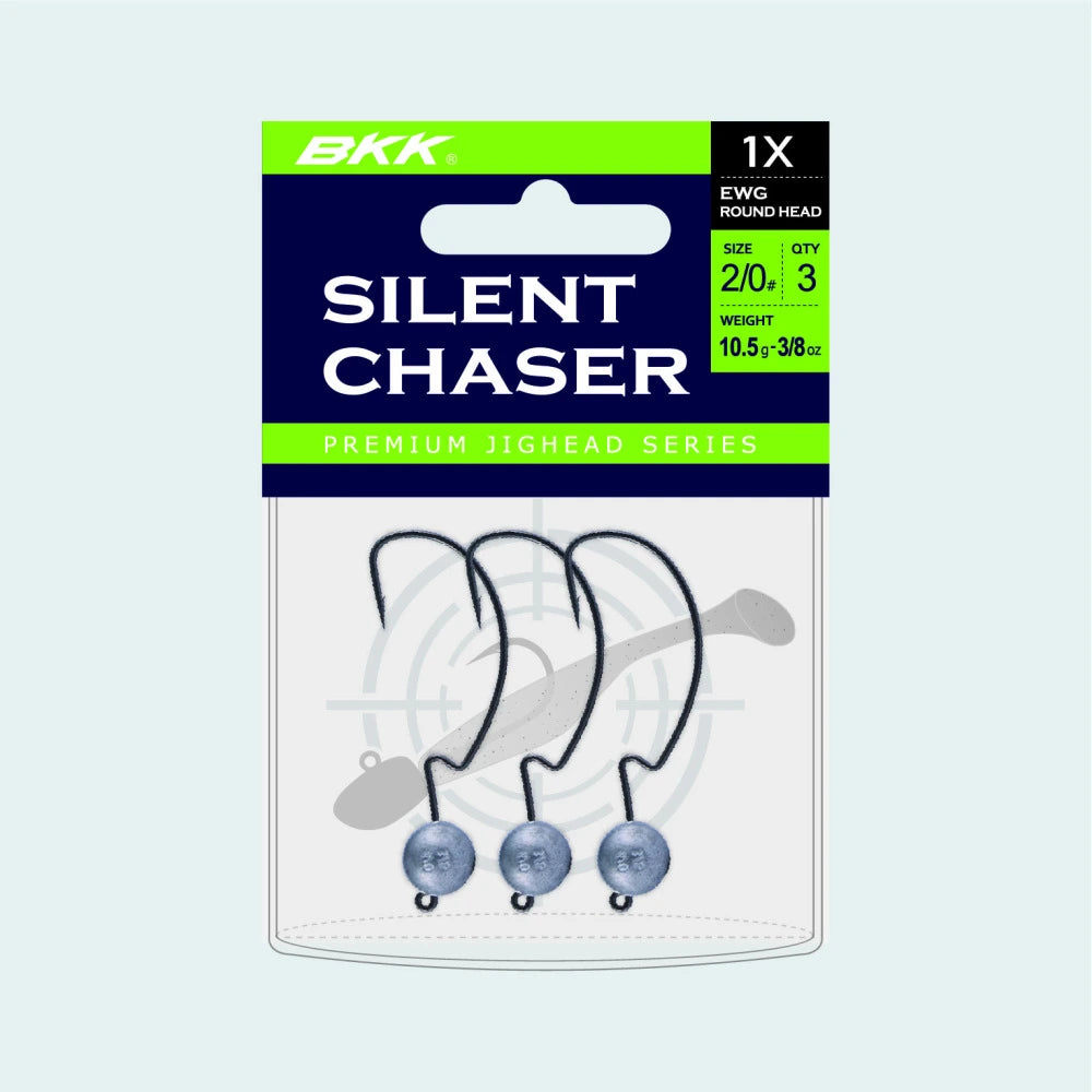 BKK Silent Chaser 1X EWG är en offset-jiggskalle för snag-proof finesse-fiske.