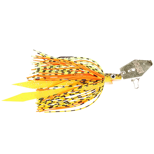 Pig Hula Hot Craw är en bladed jig byggd på det klassiska konceptet av ett traditionellt Chatterbait som är designad för grumligt och halvklart vatten under vår.