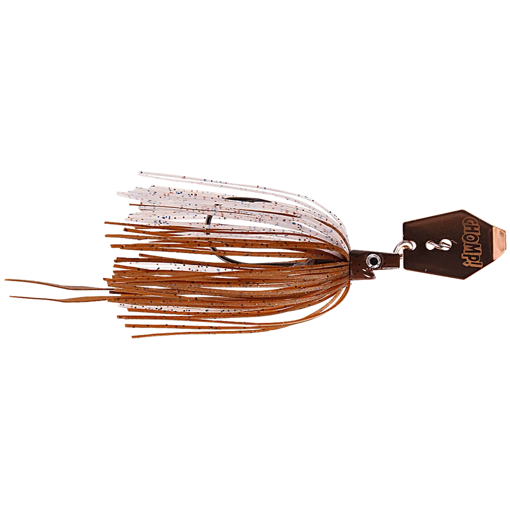Pig Hula Motoroil Pepper är en bladed jig byggd på det klassiska konceptet av ett traditionellt Chatterbait som fungerar bäst i mörkt, grumligt vatten under höst och vinter.