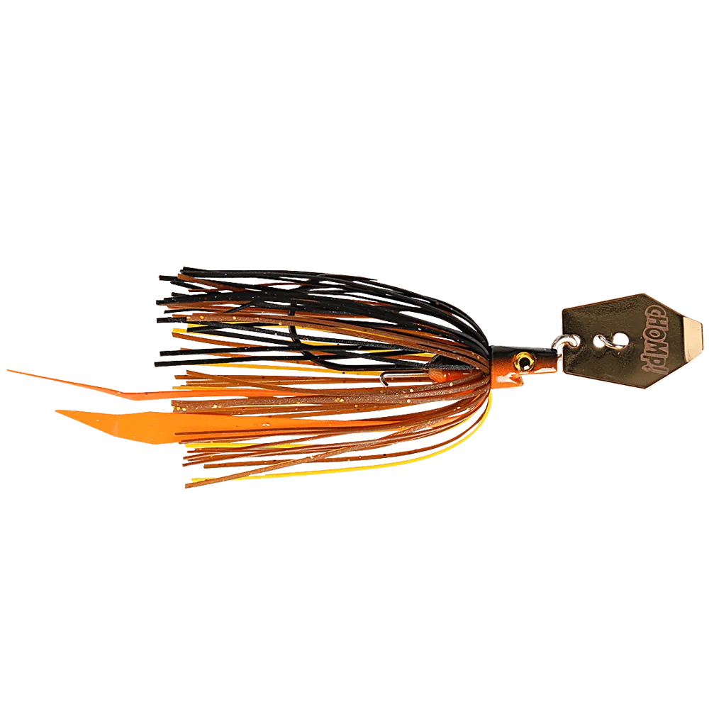 Pig Hula Yellow Perch är en bladed jig byggd på det klassiska konceptet av ett traditionellt Chatterbait som är designad för klart och halvklart vatten under sommar och höst.