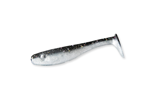 RenzShad Perch Black Star jig är en mörk siluettfärg som fungerar utmärkt under vinterfiske i djupt vatten.